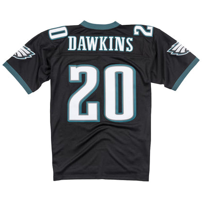 P.Eagles #20 Brian Dawkins Mitchell & Ness Black Legacy Replica Jersey