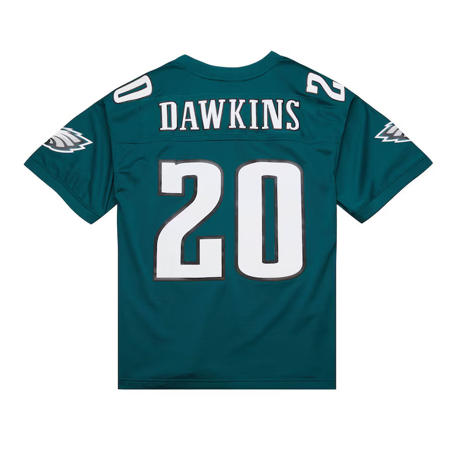 P.Eagles #20 Brian Dawkins Mitchell & Ness Green Legacy Replica Jersey
