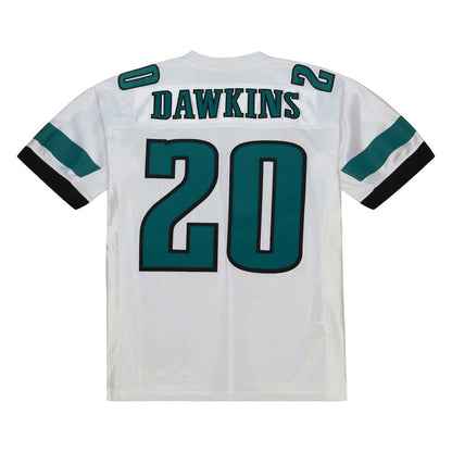 P.Eagles #20 Brian Dawkins Mitchell & Ness White 2007 Authentic Throwback Retired Player Jersey