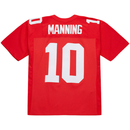 NY.Giants #10 Eli Manning Mitchell & Ness Red 2004 Legacy Replica Jersey