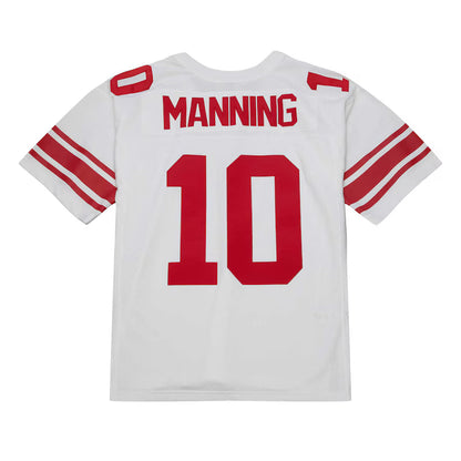NY.Giants #10 Eli Manning Mitchell & Ness White Legacy Replica Jersey