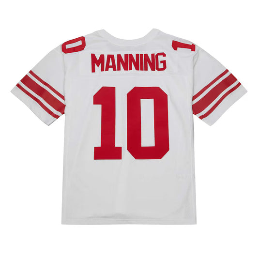 NY.Giants #10 Eli Manning Mitchell & Ness White Legacy Replica Jersey