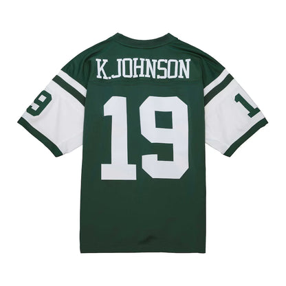 NY.Jets #19 Keyshawn Johnson Mitchell & Ness Green Legacy Replica Jersey