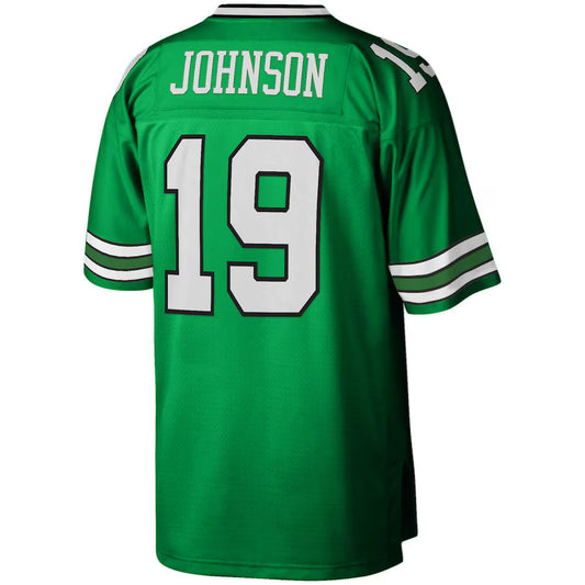 NY.Jets #19 Keyshawn Johnson Mitchell & Ness Kelly Green Legacy Replica Jersey