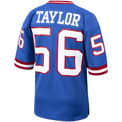 NY.Giants #56 Lawrence Taylor Mitchell & Ness Royal Authentic Throwback Retired Player Jersey