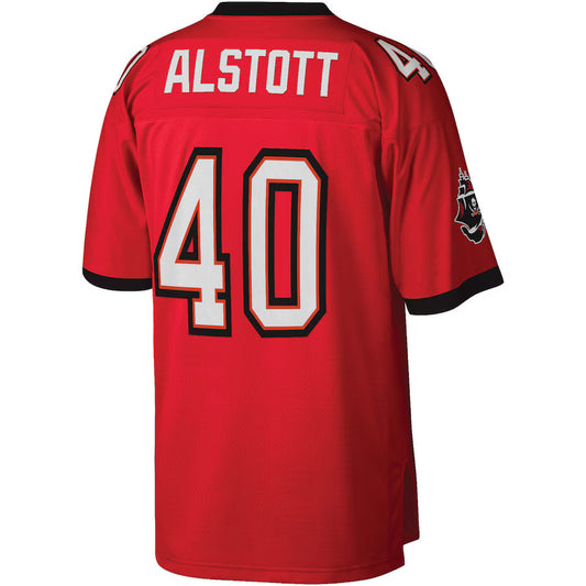 TB.Buccaneers #40 Mike Alstott Mitchell & Ness Red Legacy Replica Jersey