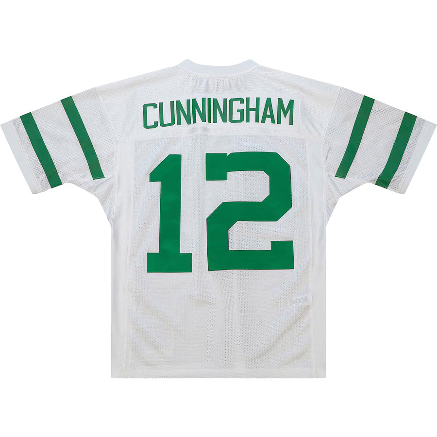 P.Eagles #12 Randall Cunningham Mitchell & Ness White Authentic Throwback Retired Player Jersey
