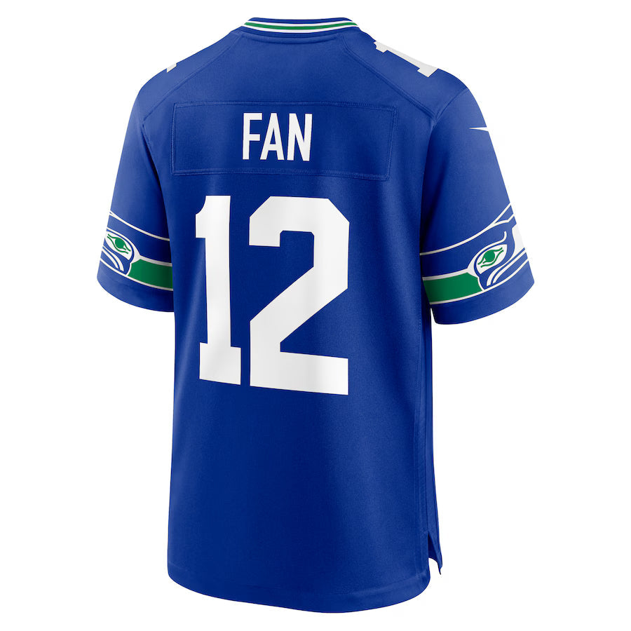 S.Seahawks #12 12th Fan Royal Game Jersey Stitched American Football Jerseys