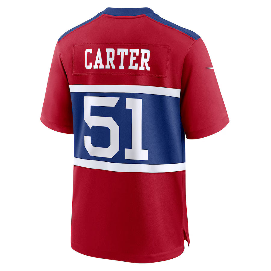 NY.Giants #51 Abdul Carter Red Game Jersey Stitched American Football Jerseys