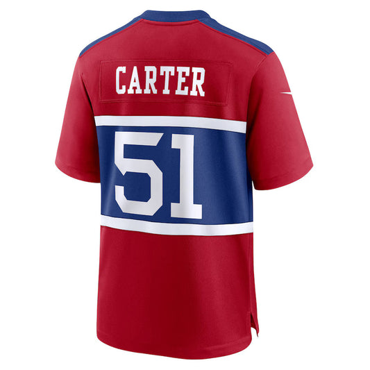 NY.Giants #51 Abdul Carter Red Game Jersey Stitched American Football Jerseys