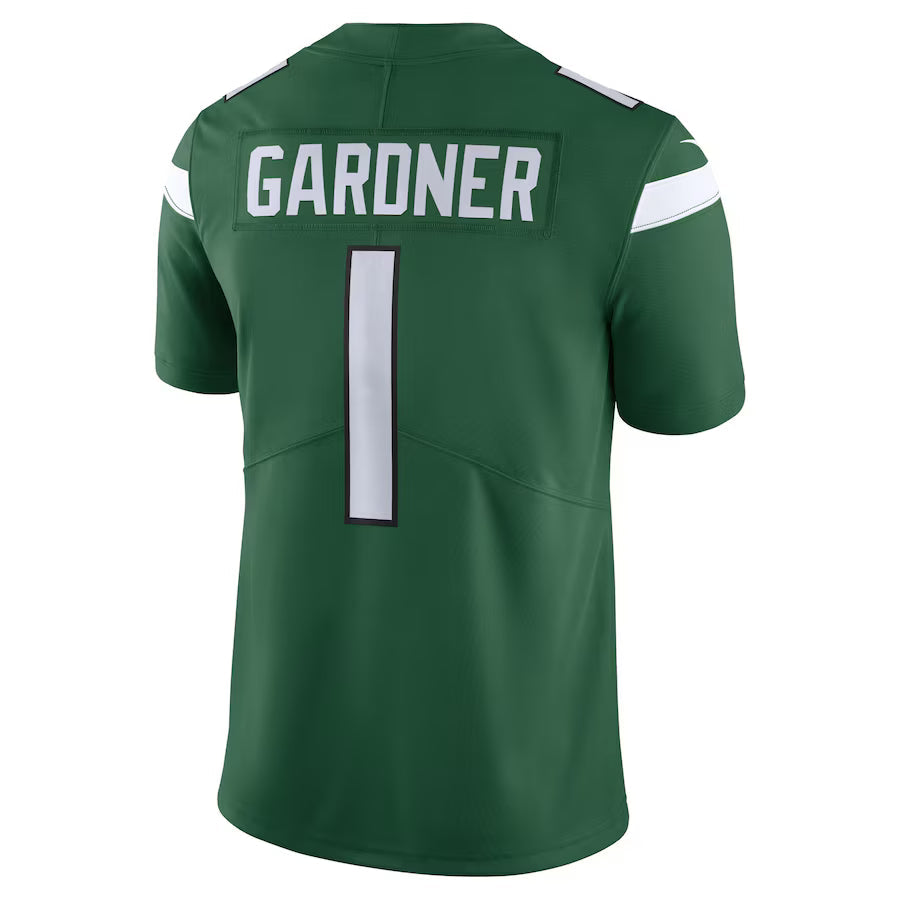 NY.Jets #1 Ahmad Sauce Gardner Green Vapor F.U.S.E. Limited Jersey Stitched American Football Jerseys