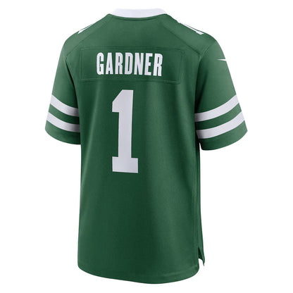 NY.Jets #1 Sauce Gardner Green Game Jersey Stitched American Football Jerseys
