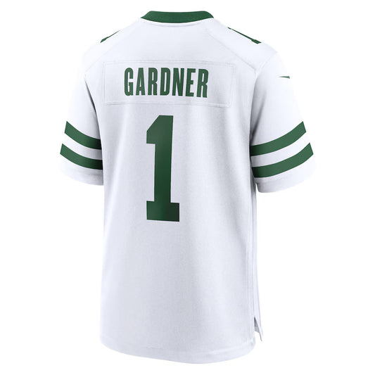 NY.Jets #1 Ahmad Sauce Gardner White Game Jersey Stitched American Football Jerseys
