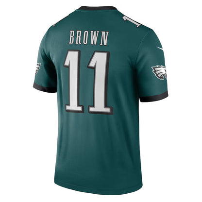 P.Eagles #11 A.J. Brown Midnight Green Game Jersey Stitched American Football Jerseys
