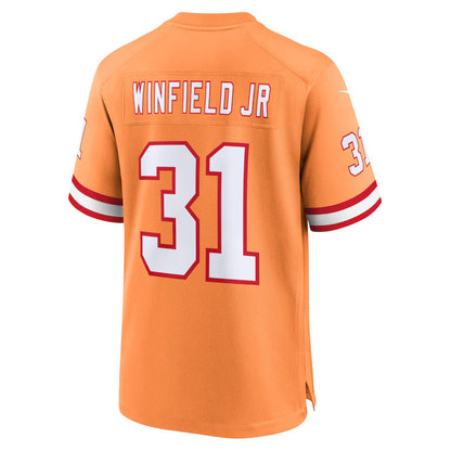 TB.Buccaneers #31 Antoine Winfield Jr. Creamsicle Game Jersey Stitched American Football Jerseys