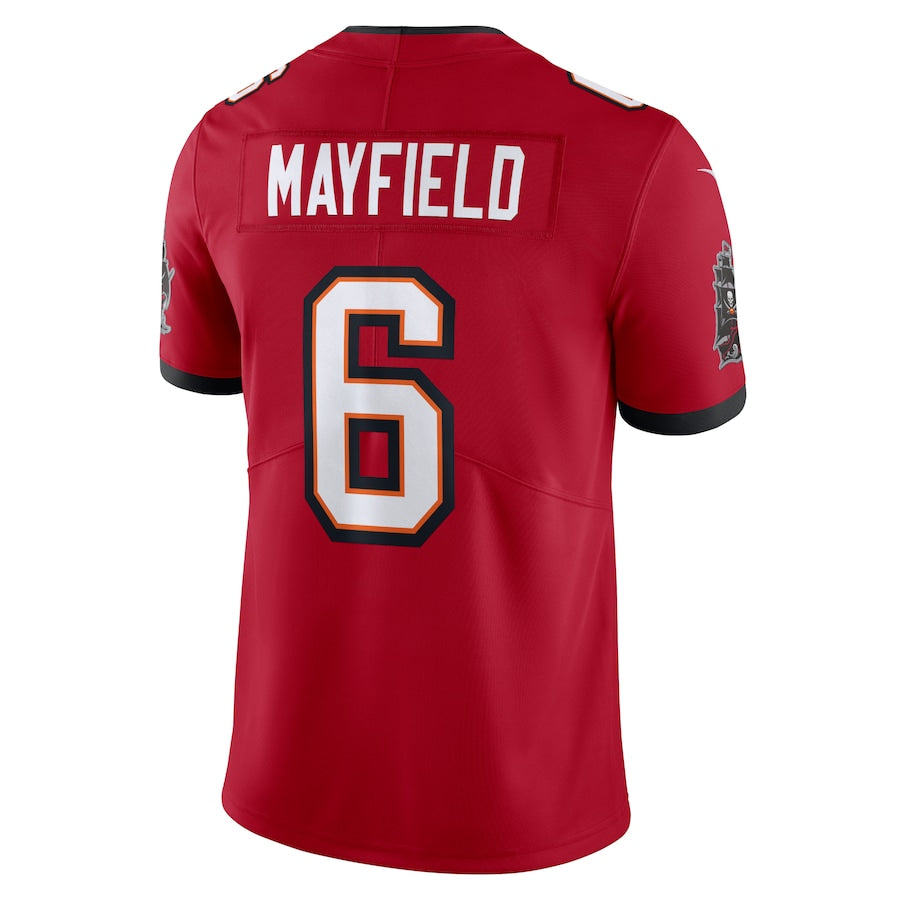 TB.Buccaneers #6 Baker Mayfield Red Vapor F.U.S.E. Limited Jersey Stitched American Football Jerseys