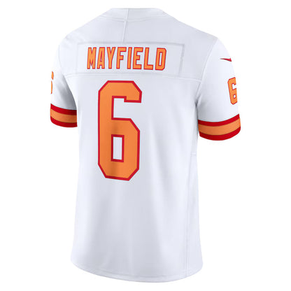 TB.Buccaneers #6 Baker Mayfield  White Vapor F.U.S.E. Limited Jersey Stitched American Football Jerseys
