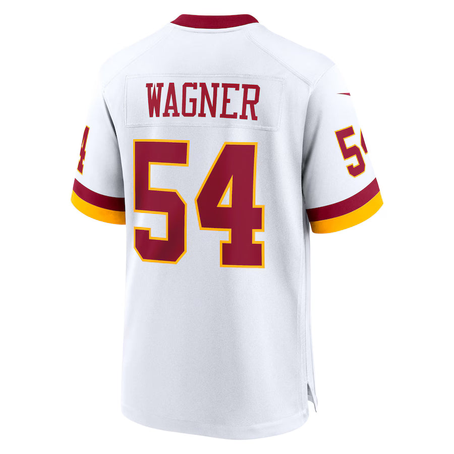 W.Commanders #54 Bobby Wagner White Game Jersey Stitched American Football Jerseys