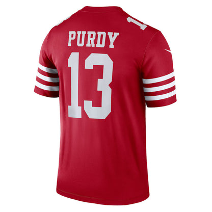 SF.49ers #13 Brock Purdy Scarlet Game Jersey Stitched American Football Jerseys