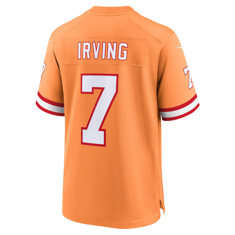 TB.Buccaneers #7 Bucky Irving Orange Game Jersey Stitched American Football Jerseys