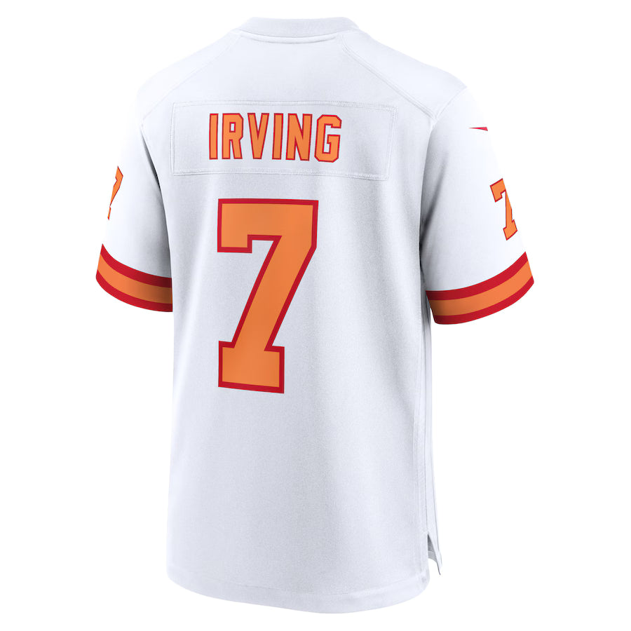 TB.Buccaneers #7 Bucky Irving White Game Jersey Stitched American Football Jerseys