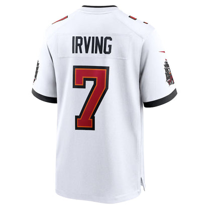TB.Buccaneers #7 Bucky Irving White Game Jersey Stitched American Football Jerseys