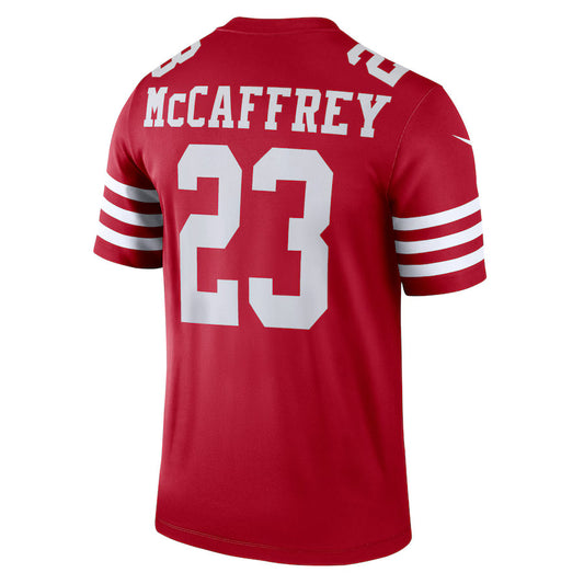 SF.49ers #23 Christian McCaffrey Scarlet Game Jersey Stitched American Football Jerseys