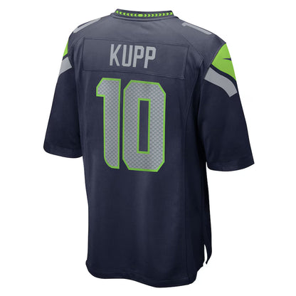 S.Seahawks #10 Cooper Kupp Navy Game Jersey Stitched American Football Jerseys