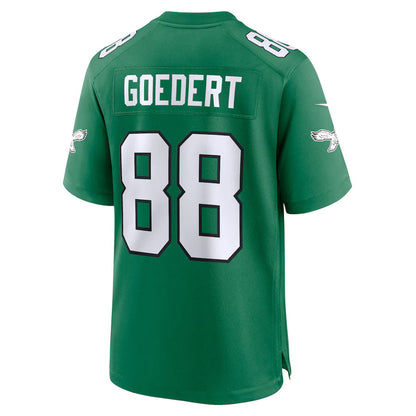 P.Eagles #88 Dallas Goedert Kelly Green Game Jersey Stitched American Football Jerseys