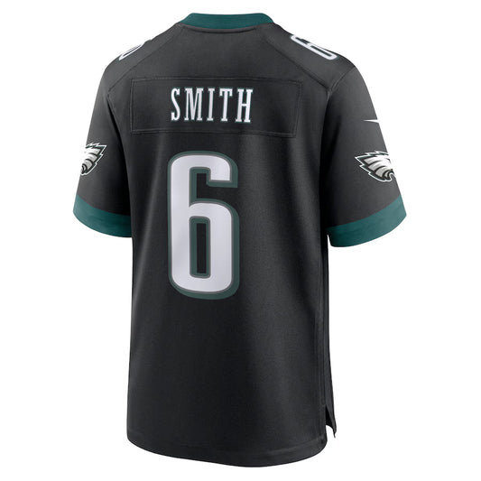P.Eagles #6 DeVonta Smith Black Game Jersey Stitched American Football Jerseys