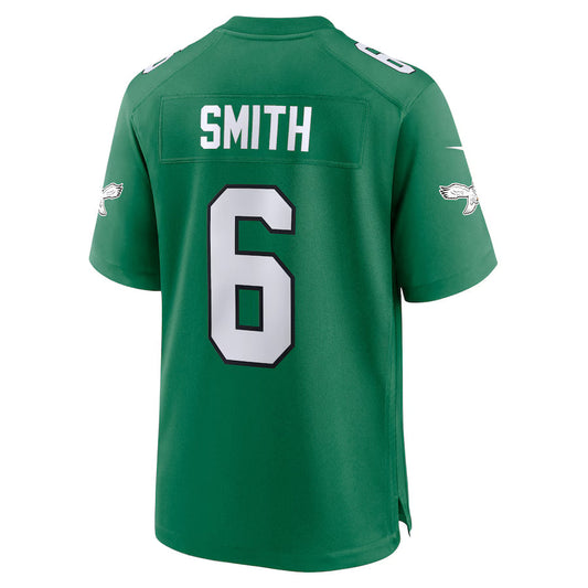 P.Eagles #6 DeVonta Smith Kelly Green Game Jersey Stitched American Football Jerseys
