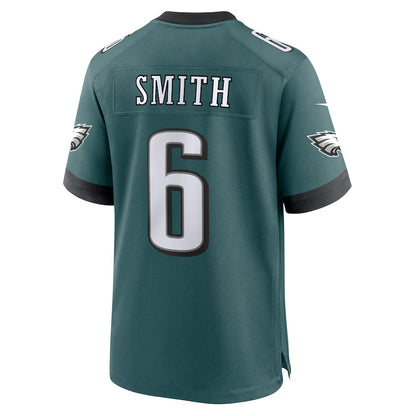 P.Eagles #6 DeVonta Smith Midnight Green Game Jersey Stitched American Football Jerseys