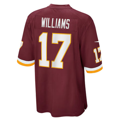 W.Football Team #17 Doug Williams Burgundy Game Jersey Stitched American Football Jerseys