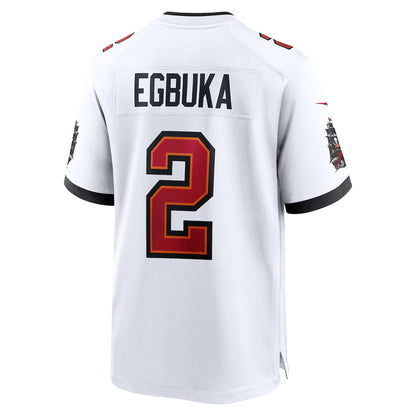 TB.Buccaneers #2 Emeka Egbuka White Game Jersey Stitched American Football Jerseys