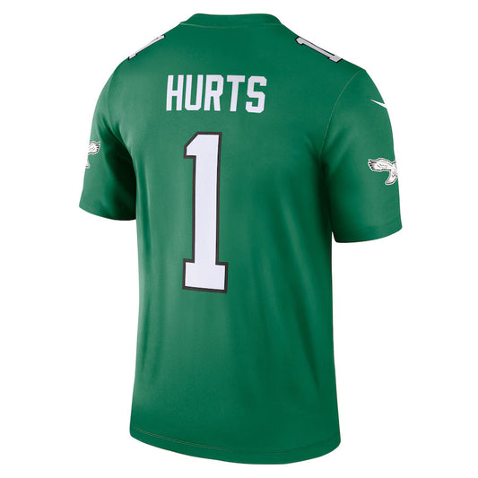P.Eagles #1 Jalen Hurts Kelly Green Game Jersey Stitched American Football Jerseys