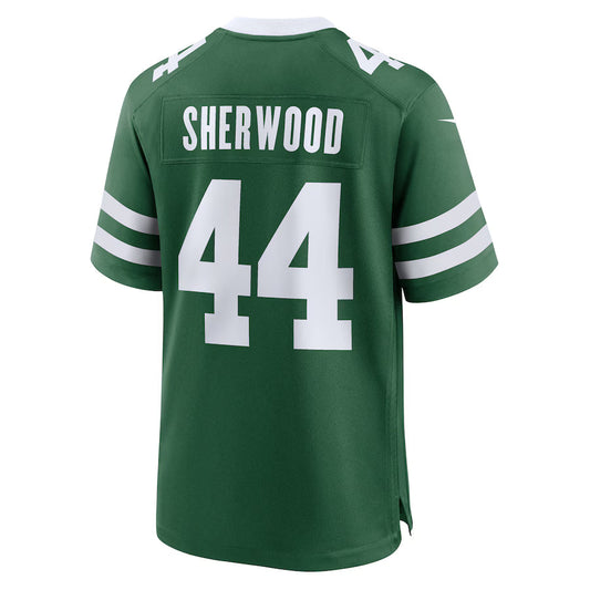 NY.Jets #44 Jamien Sherwood Green Game Jersey Stitched American Football Jerseys
