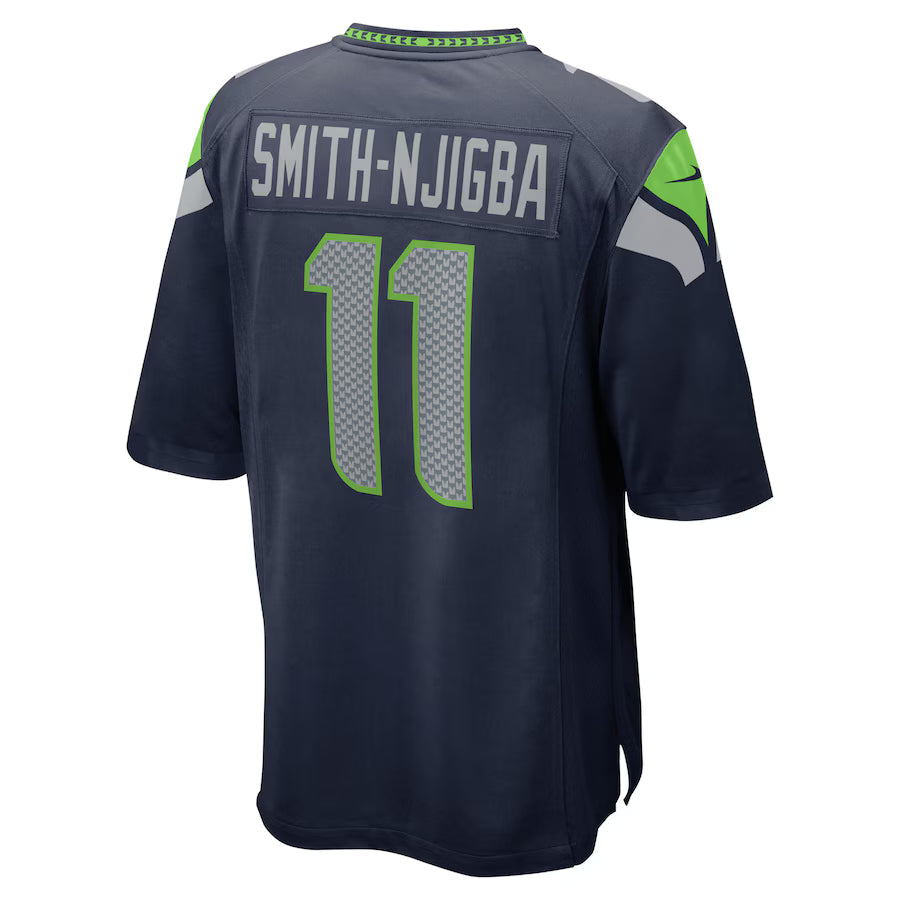 S.Seahawks #11 Jaxon Smith-Njigba Navy Game Jersey Stitched American Football Jerseys