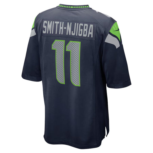 S.Seahawks #11 Jaxon Smith-Njigba Navy Game Jersey Stitched American Football Jerseys