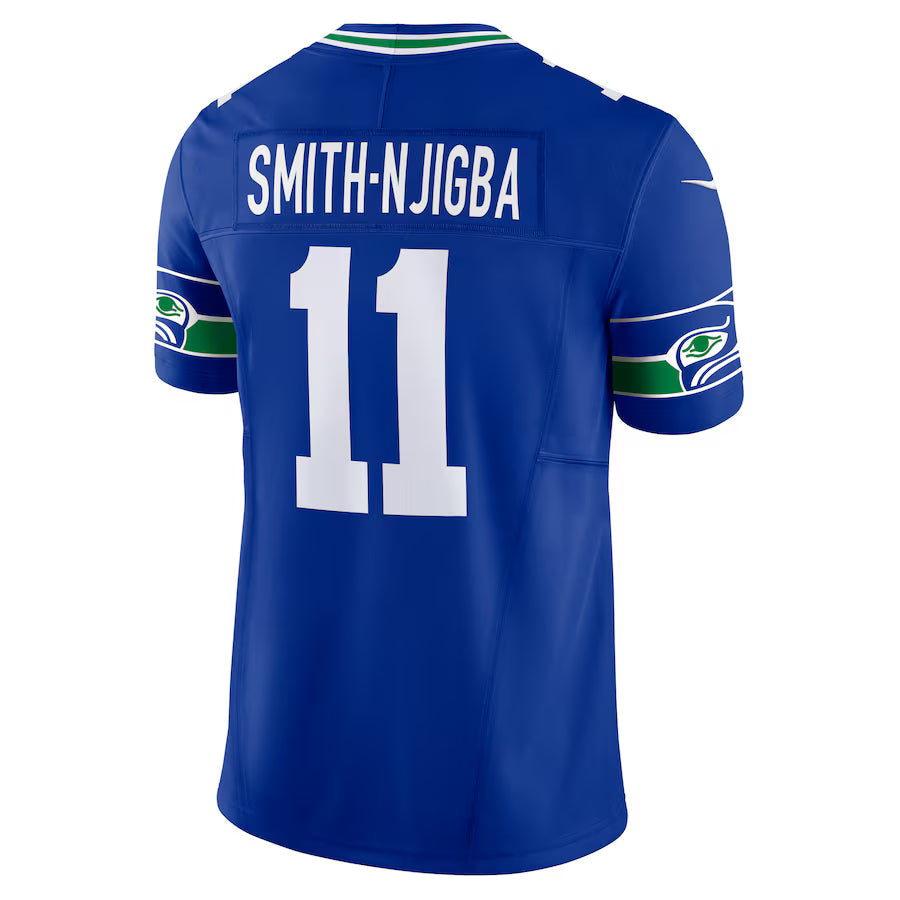 S.Seahawks #11 Jaxon Smith-Njigba Royal Vapor F.U.S.E. Limited Jersey Stitched American Football Jerseys