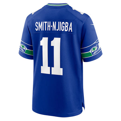 S.Seahawks #11 Jaxon Smith-Njigba Royal Game Jersey Stitched American Football Jerseys