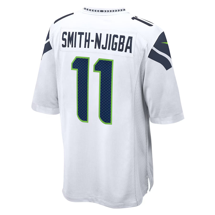 S.Seahawks #11 Jaxon Smith-Njigba White Game Jersey Stitched American Football Jerseys