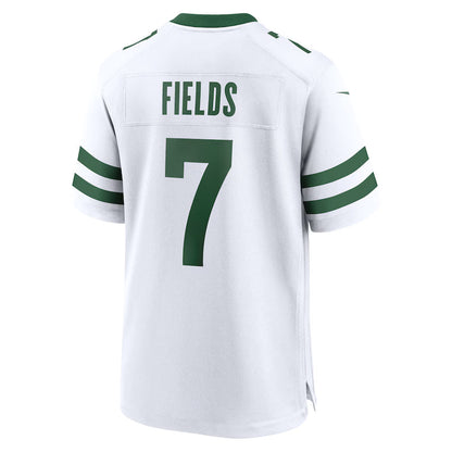 NY.Jets #7 Justin Fields White Game Jersey Stitched American Football Jerseys