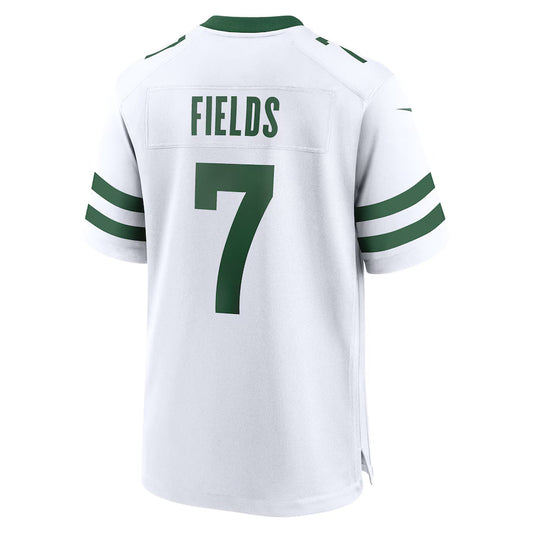 NY.Jets #7 Justin Fields White Game Jersey Stitched American Football Jerseys