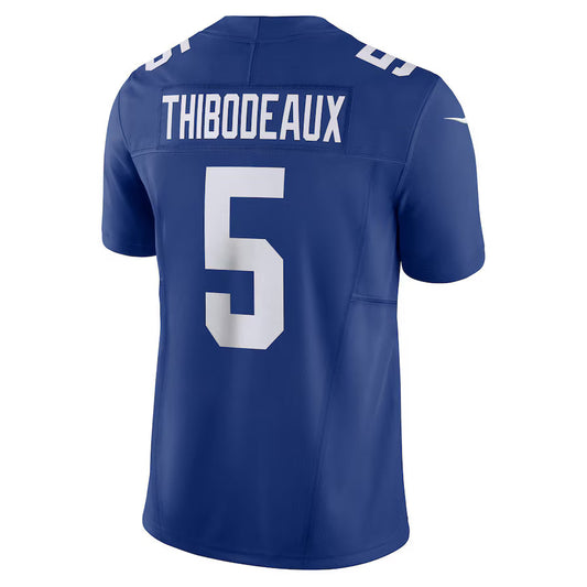 NY.Giants #5 Kayvon Thibodeaux Royal Vapor F.U.S.E. Limited Stitched Football Jerseys