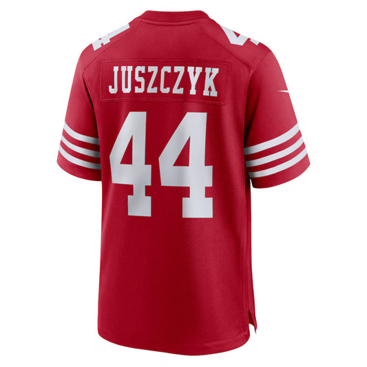 SF.49ers #44 Kyle Juszczyk Scarlet Game Jersey Stitched American Football Jerseys
