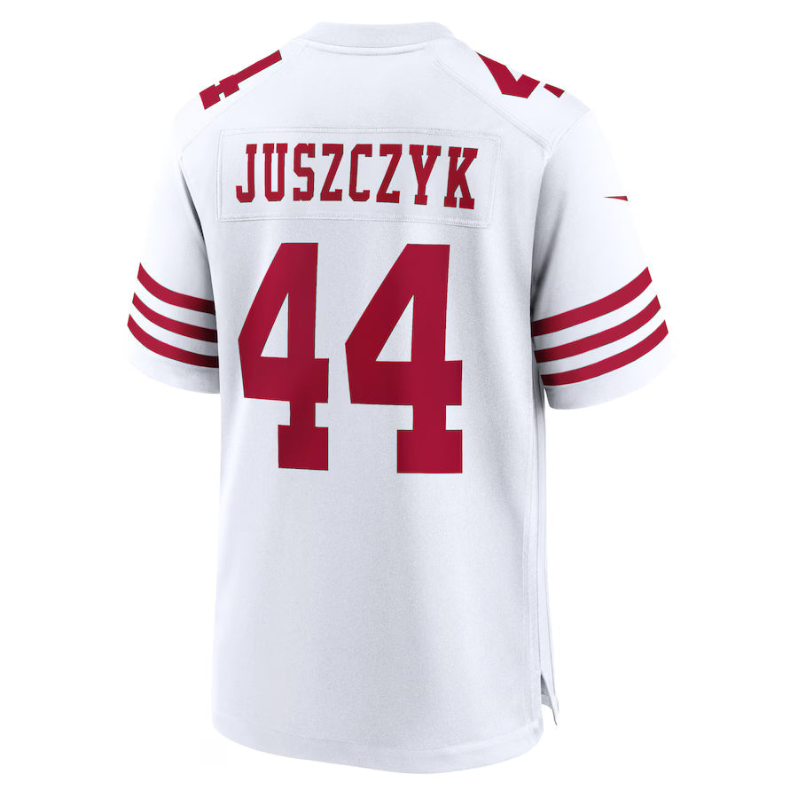 SF.49ers #44 Kyle Juszczyk White Game Jersey Stitched American Football Jerseys