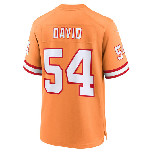 TB.Buccaneers #54 Lavonte David Creamsicle Game Jersey Stitched American Football Jerseys