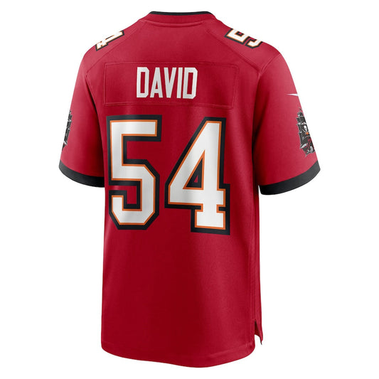 TB.Buccaneers #54 Lavonte David Red Game Jersey Stitched American Football Jerseys