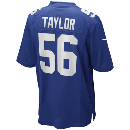 NY.Giants #56 Lawrence Taylor Royal Game Jersey Stitched American Football Jerseys