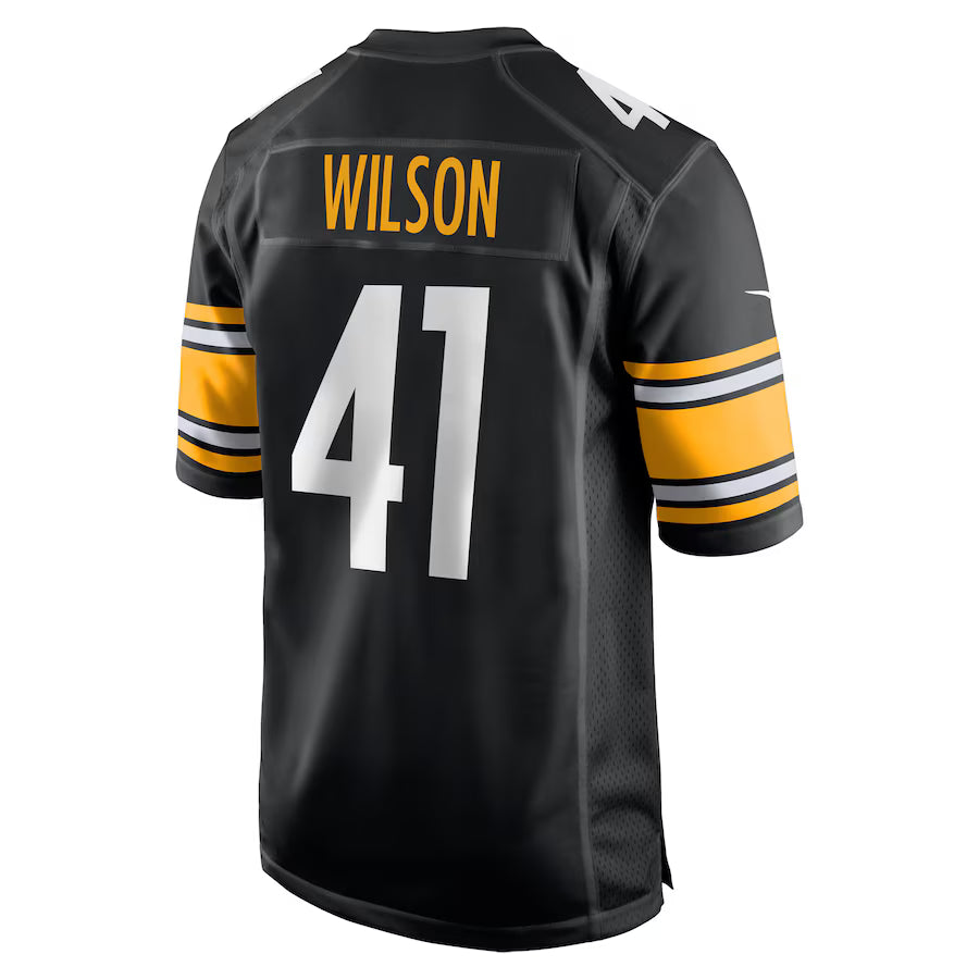 P.Steelers #41 Payton Wilson Black Game Jersey Stitched American Football Jerseys